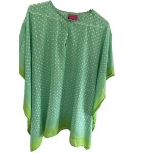 Peter Beaton Nantucket Womens OS Cover Up Tunic, At Knee, Sheer, Flowy Boho Pool
